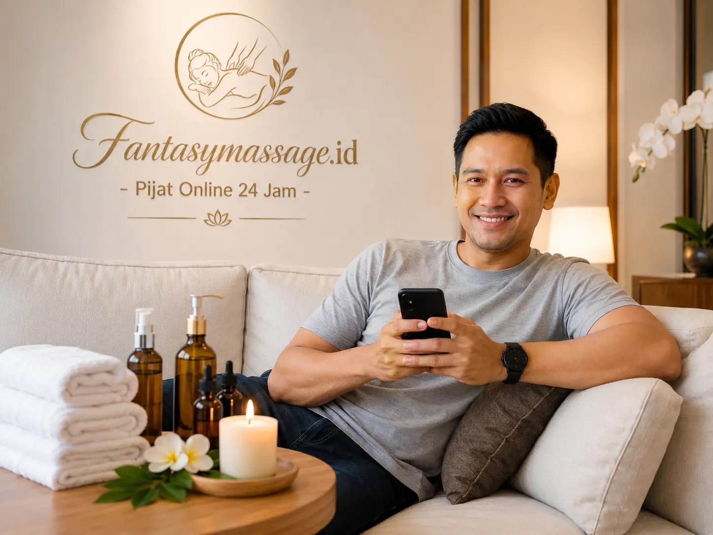 Paket Masculine Spa Fantasy Massage untuk pelanggan pria di Jakarta